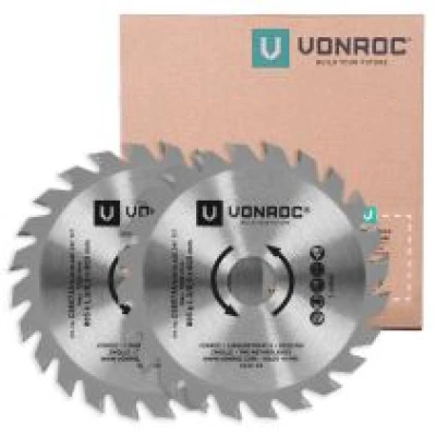 TCT saw blades for compact circular and plunge saws – 85x15mm | 2 pieces