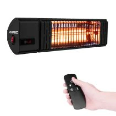 Heater Volsini 2000W – Incl. remote control and LCD screen| Black