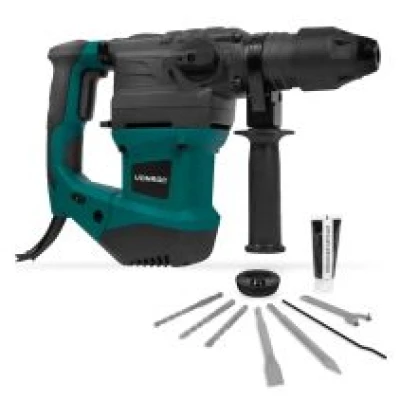 Rotary hammer drill 1800W- 6 Joule - SDS plus - 4 functions | Incl. drills and chisels