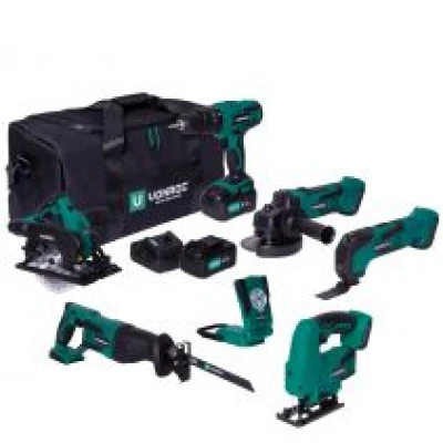 Tool set VPower 20V - 4.0Ah | Incl. 6 machines, 2 batteries and charger 