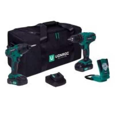 Tool set VPower 20V - 2.0Ah | Incl. 2 machines, 2 batteries and a quick charger