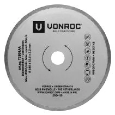 Diamond cutting disc – 180mm – Continuous | Universal