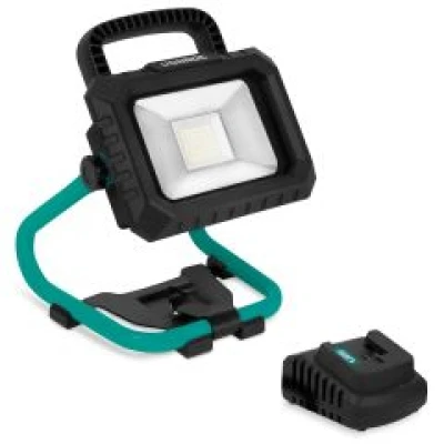 Cordless LED Work Light 20V - 1800 lumen | Incl. 2.0Ah battery and quick charger