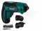Tournevis électrique sans fil 4V | 9 embouts de vissage incl.