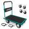 Chariot à plate-forme haut de gamme – avec roues pneumatiques – pliable | Capacité de charge maximale 300 kg