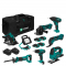 Set d’outils Plate-forme de batteries 20V - 2.0Ah | Incl. 7 machines, 4 batteries et 2 chargeurs 