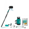 Brosse à laver télescopique en aluminium 4,60m et filtre à eau DI - Set complet