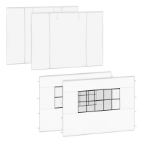 Sidewall Set - For Party Tent PT501XX | White