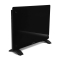 Chauffage électrique de luxe - Convecteur - Panneau en verre 1500W Premium - Noir | Commande manuelle et Wi-Fi incl.