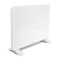 Chauffage électrique de luxe - Convecteur - Panneau en verre 1500W Premium - Blanc | Commande manuelle et Wi-Fi incl.