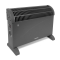 Convecteur électrique 2000W – Gris | Thermostat réglable