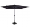 Parasol Rosolina Anthracite/noir 280x280cm – Premium Haute qualité parasol | Incl. Pied de parasol 