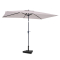 Parasol Rapallo 200x300cm - Premium parasol - Beige | Pied en béton inclus 20 kg