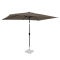 Parasol Rapallo 200x300cm - Parasol rectangulaire Premium | Taupe