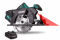 Scie circulaire 20V - 150mm | Batterie 4.0Ah et chargeur incl.
