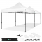 Tente de réception Premium Easy-Up – 6x3 m | Ensemble incl. 2x tente de fête et 1x kit de connexion - Blanche