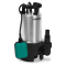 Pompe submersible 850W – 14000 l/h – Acier inoxydable | Eaux usées et claires