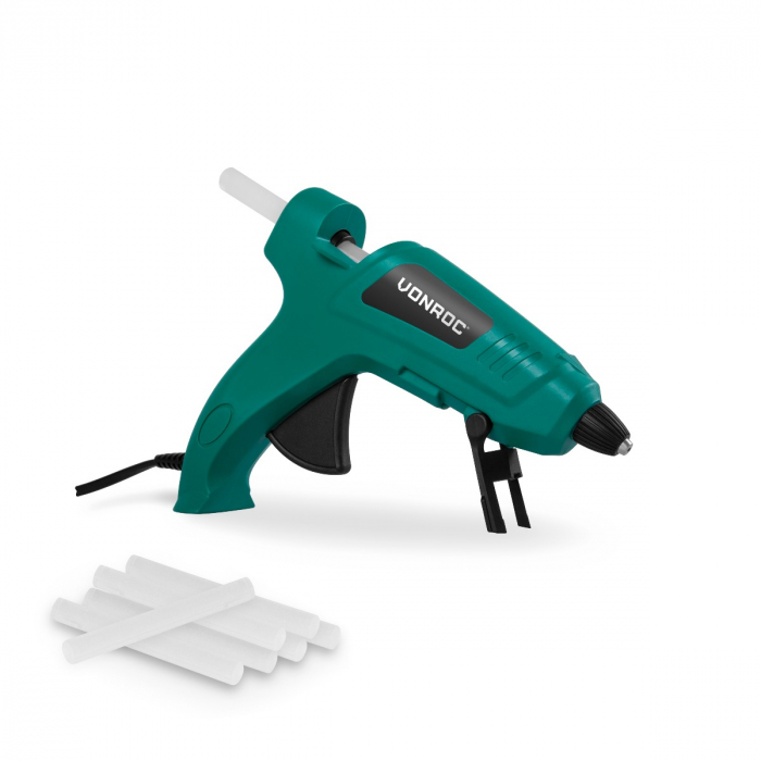 Pistolet à colle 70W - 11,2mm | Fonction stop-gouttes - 8 bâtons de colle incl. main product photo